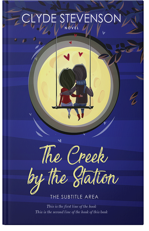 Front view of Premade Romance Book Cover - Astronaut