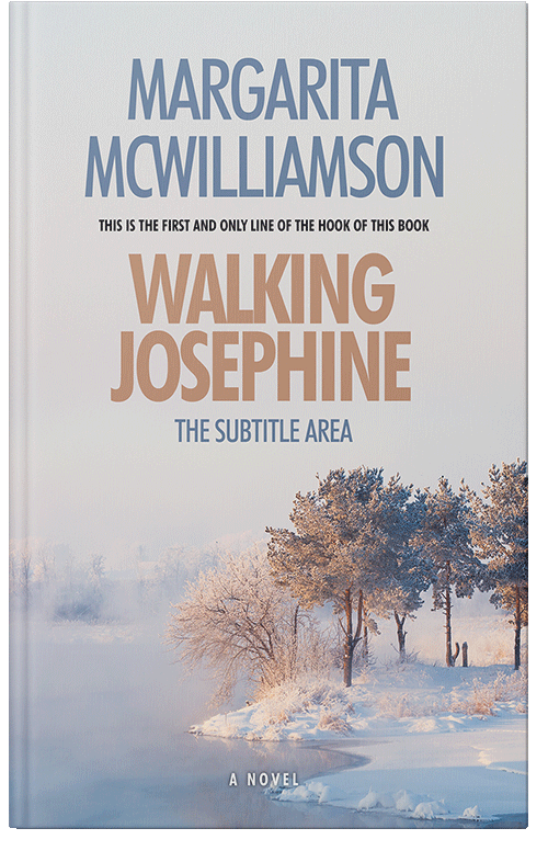 Front view of Premade Nature Book Cover - Swiss Coffee