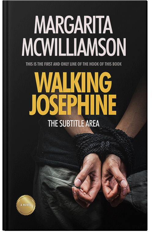 Front view of Premade Action & Adventure Book Cover - Cod Gray