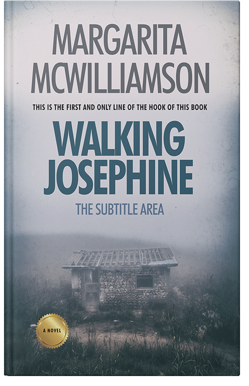 Front view of Premade Mystery & Thriller & Suspense Book Cover - French Gray