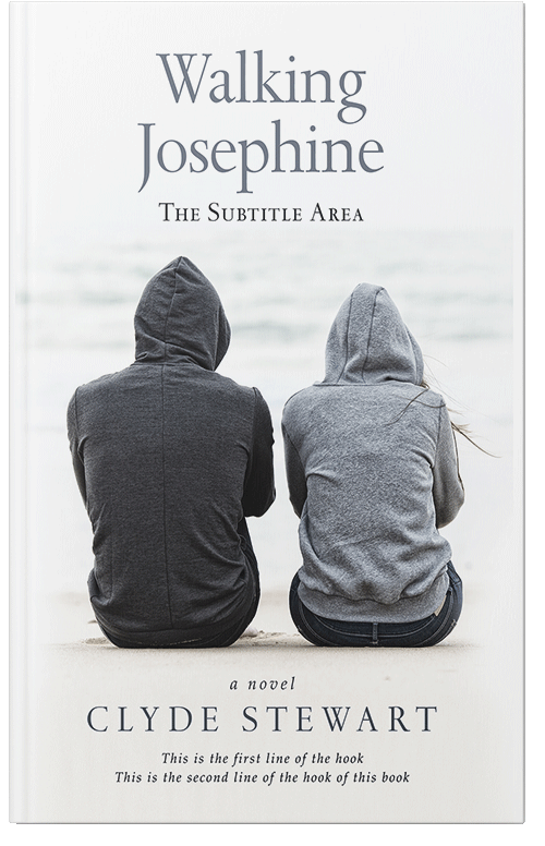 Front view of Premade Romance Book Cover - Gray Nurse