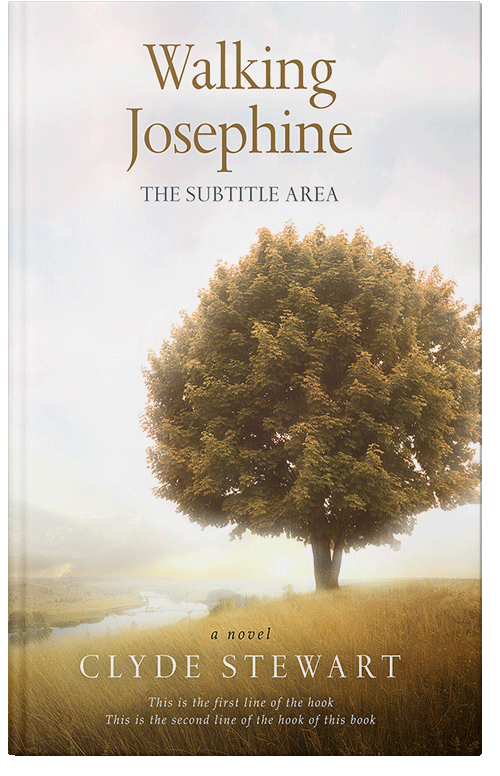 Front view of Premade Nature Book Cover - Metallic Bronze