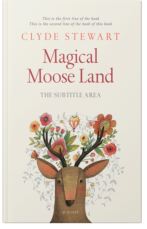 Front view of Premade Nature Book Cover - Linen