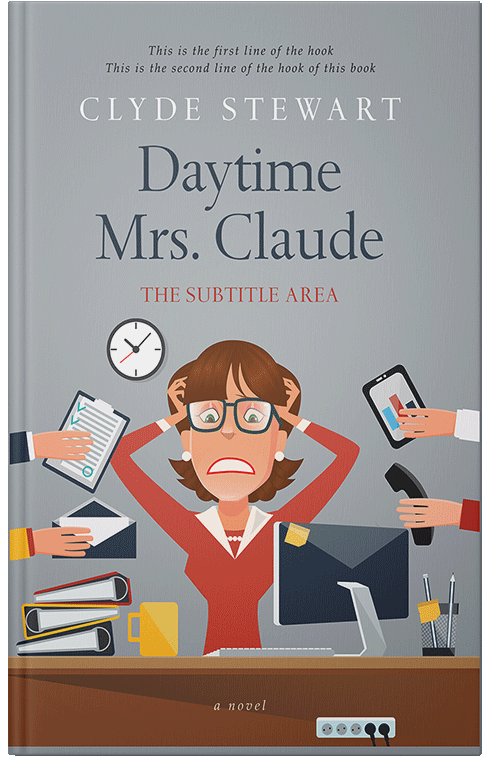 Front view of Premade Business Book Cover - Silver Chalice