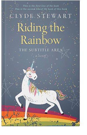 Pre Made Book Cover Pale Sky