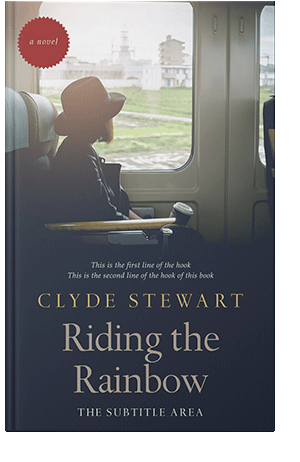 Pre Made Book Cover Silver Rust