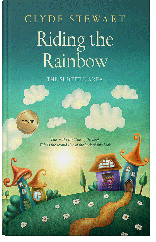 Front view of Premade Fantasy Book Cover - Winter Hazel