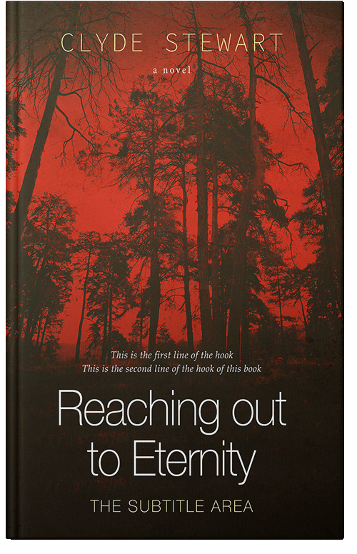 Front view of Premade Horror Book Cover - Thunderbird