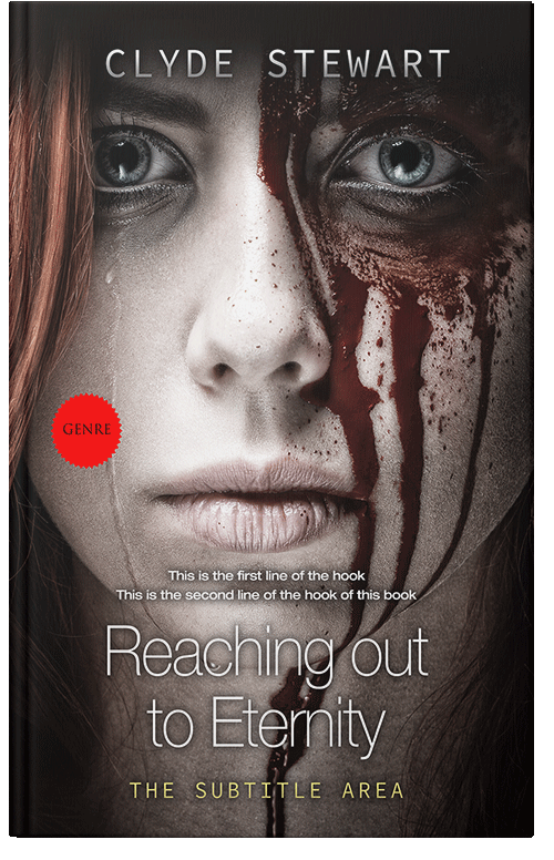 Front view of Premade Horror Book Cover - Cocoa Brown