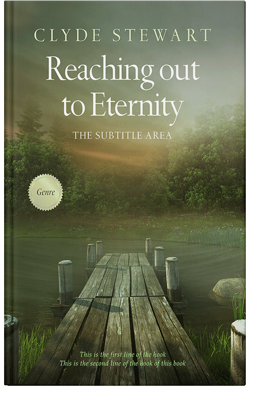 Front view of Premade Fantasy Book Cover - Verdigris