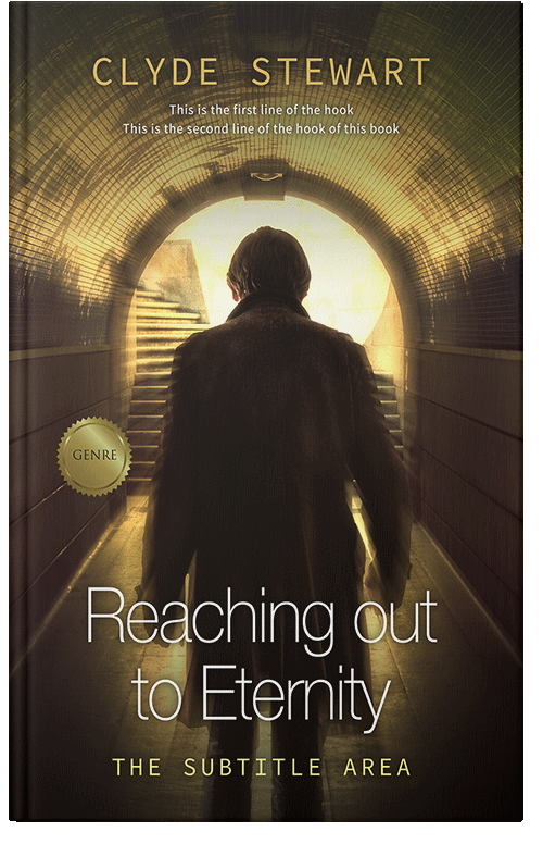 Front view of Premade Action & Adventure Book Cover - Eternity