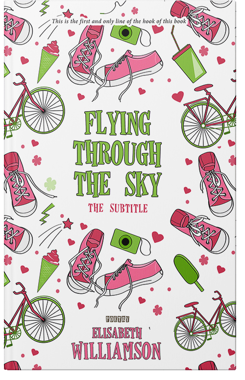 Front view of Premade Teen & Young Adult Book Cover - Cranberry