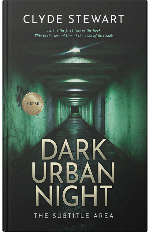 Front view of Premade Mystery & Thriller & Suspense Book Cover - Heavy Metal