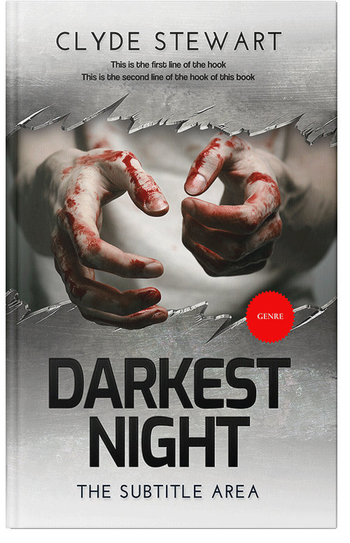 Front view of Premade Horror Book Cover - Cotton Seed