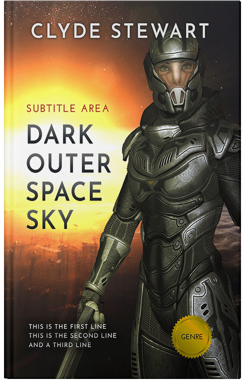 Front view of Premade Science Fiction Book Cover - Rob Roy