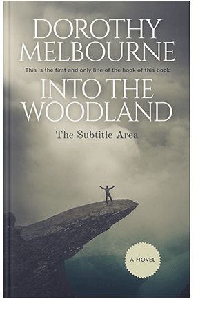 Pre Made Book Cover Natural Gray