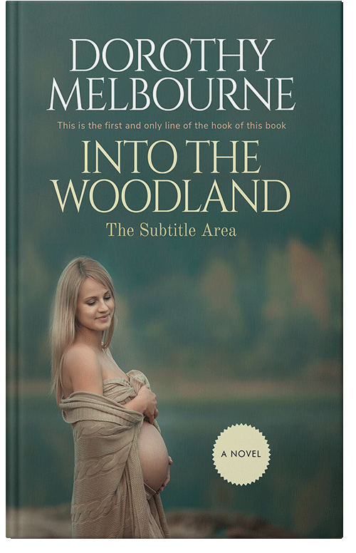 Front view of Premade Health & Mind & Body Book Cover - Mineral Green