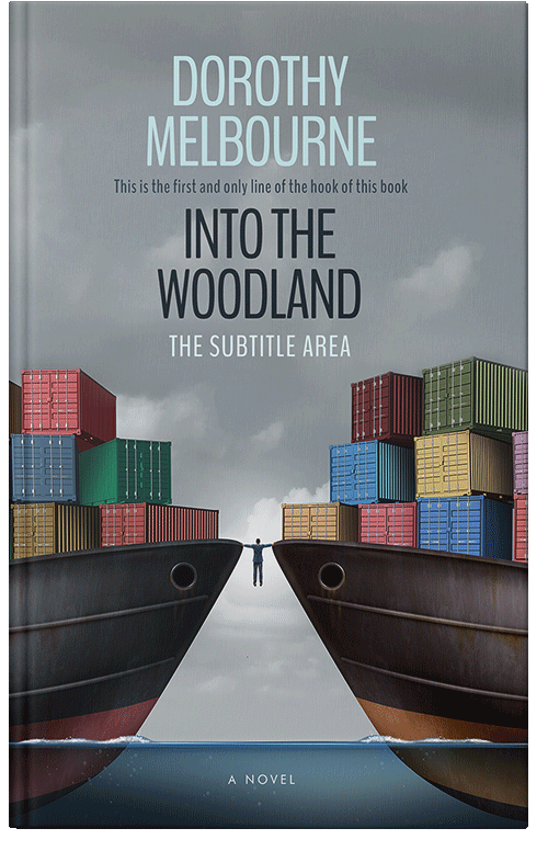 Front view of Premade Business Book Cover - Regent Gray