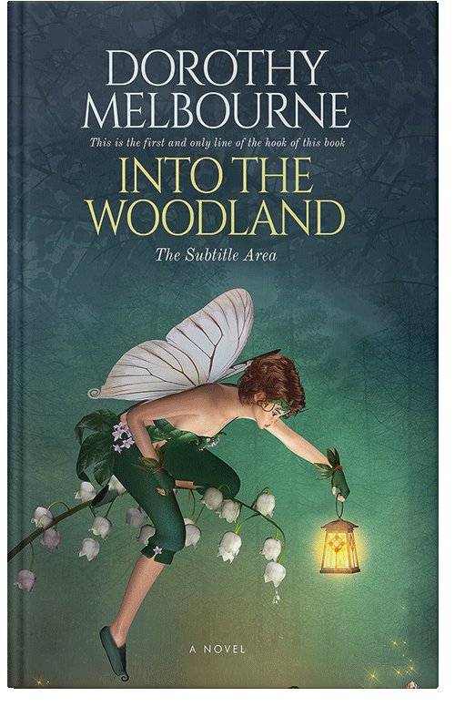 Front view of Premade Fantasy Book Cover - Outer Space