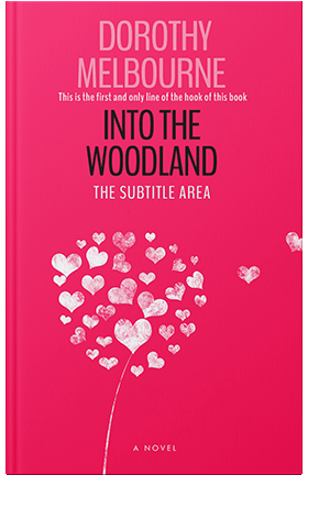 Pre Made Book Cover Rose