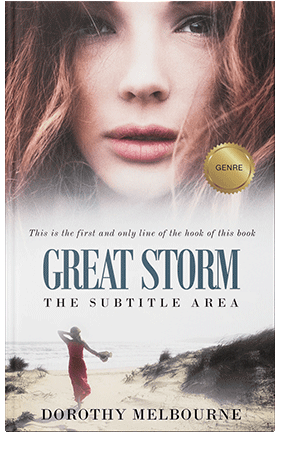 Pre Made Book Cover Thunder