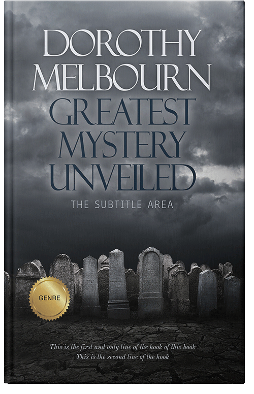 Front view of Premade Horror Book Cover - Mako