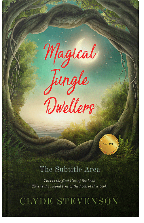 Front view of Premade Fantasy Book Cover - Straw