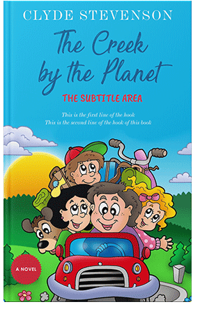 Pre Made Book Cover Cerulean