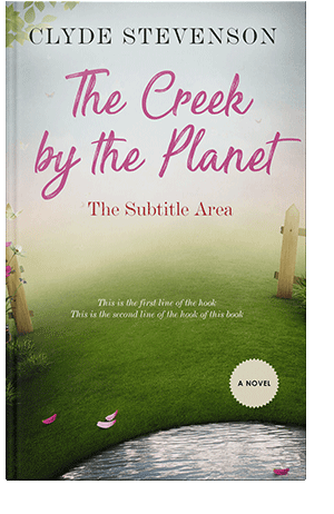 Pre Made Book Cover Clover