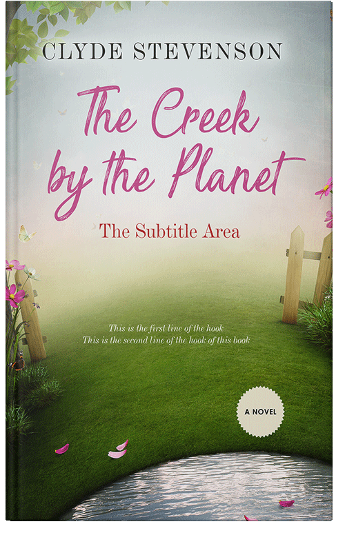 Front view of Premade Horror Book Cover - Clover