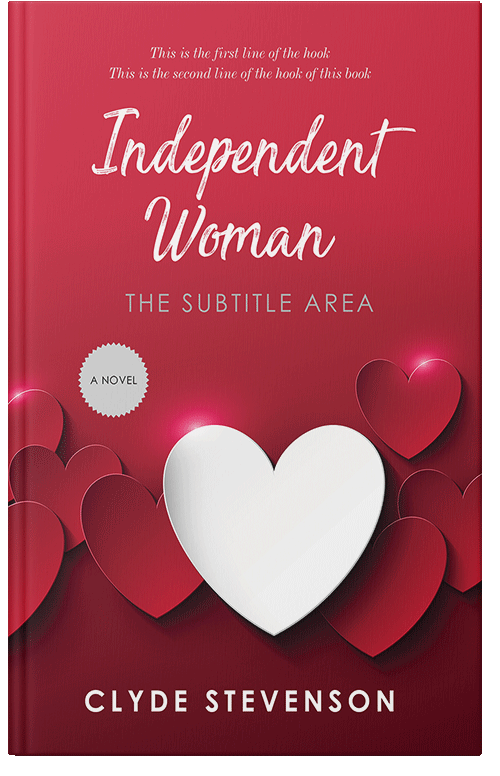 Front view of Premade Romance Book Cover - Cardinal