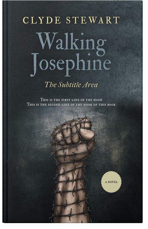 Front view of Premade Apocalyptica Book Cover - Shark