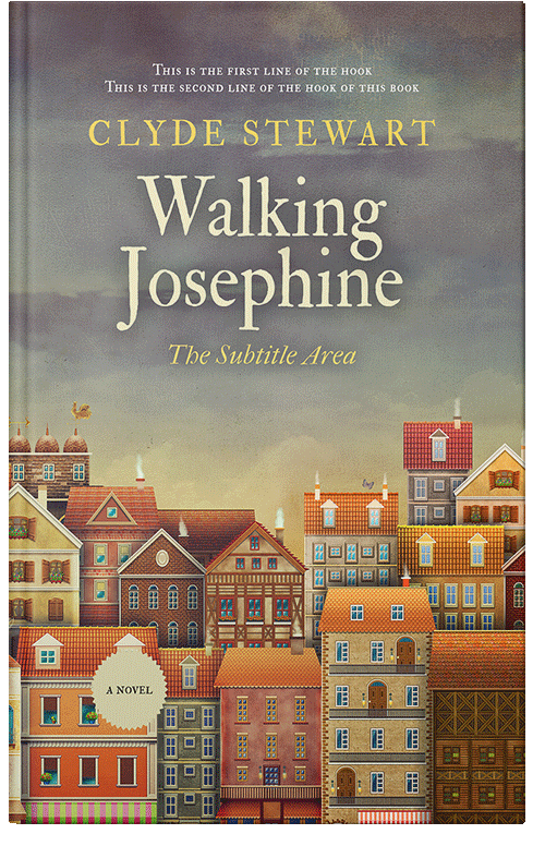 Front view of Premade Literary Fiction Book Cover - Sand Dune