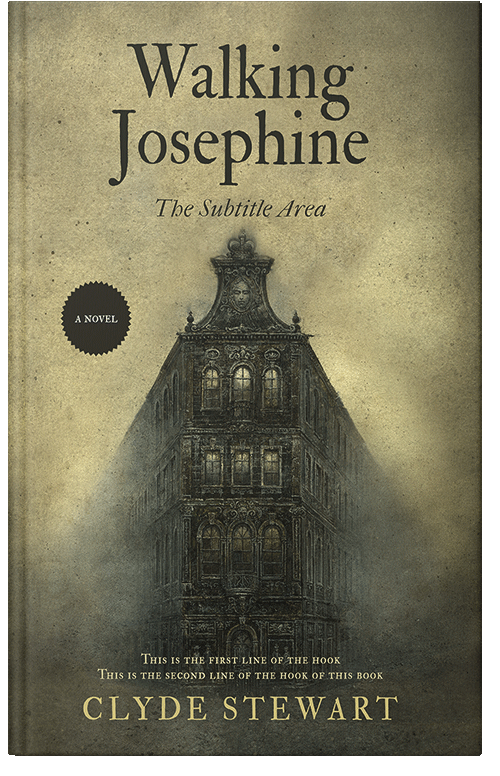 Front view of Premade Horror Book Cover - Kelp