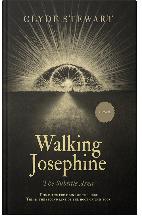 Front view of Premade Horror Book Cover - Indian Khaki