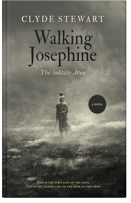 Front view of Premade Fantasy Book Cover - Flint