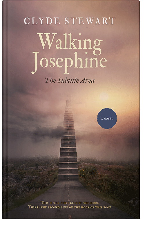 Front view of Premade Surreal Book Cover - Sand Dune