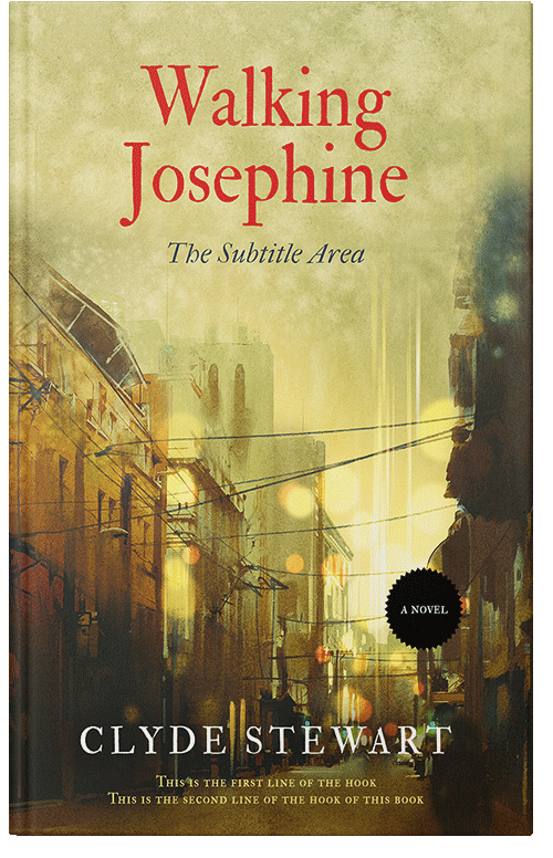 Front view of Premade Mystery & Thriller & Suspense Book Cover - Straw