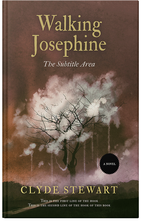 Front view of Premade Surreal Book Cover - Iroko