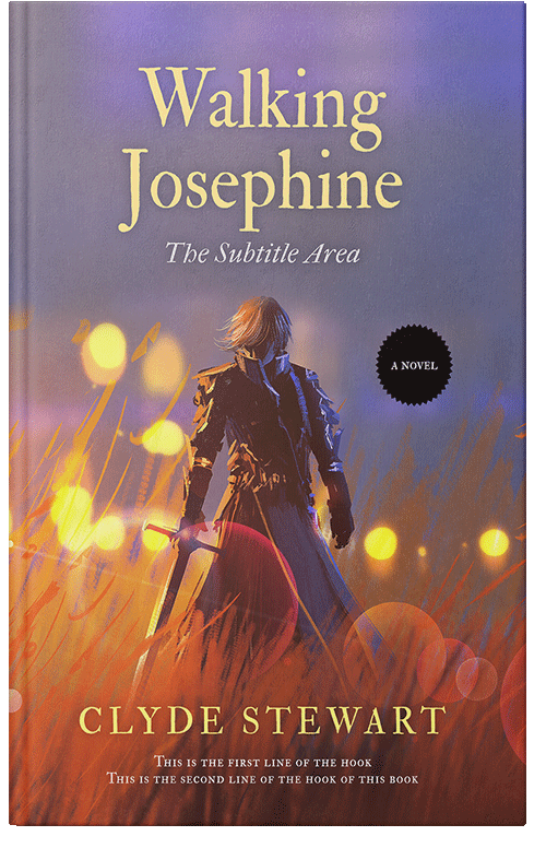 Front view of Premade Historical Book Cover - Falcon