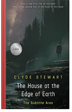 Premade Book Cover Outer Space