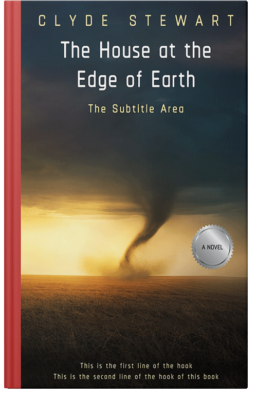 Front view of Premade Mystery & Thriller & Suspense Book Cover - Harvest Gold