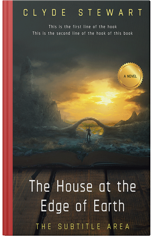 Front view of Premade Fantasy Book Cover - Heavy Metal