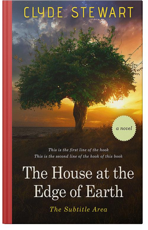 Front view of Premade Nature Book Cover - Zeus