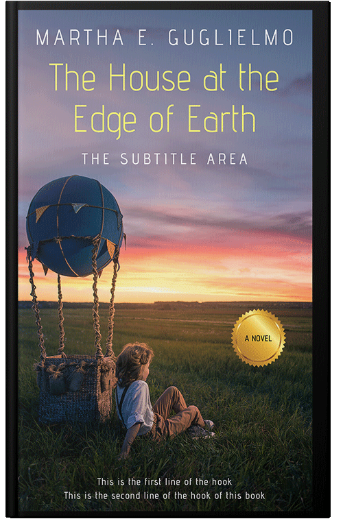 Front view of Premade Fantasy Book Cover - Outer Space