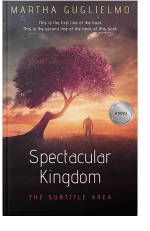 Pre Made Book Cover Cocoa Brown