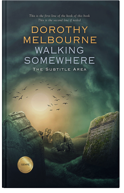 Front view of Premade Fantasy Book Cover - Mirage