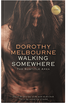 Pre Made Book Cover Cocoa Brown