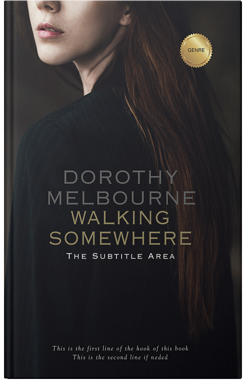 Front view of Premade Mystery & Thriller & Suspense Book Cover - Woodsmoke