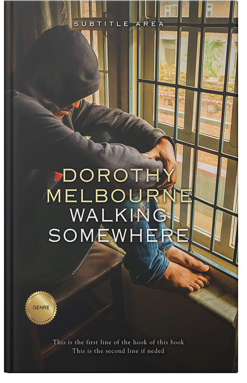 Front view of Premade Health & Mind & Body Book Cover - Dune